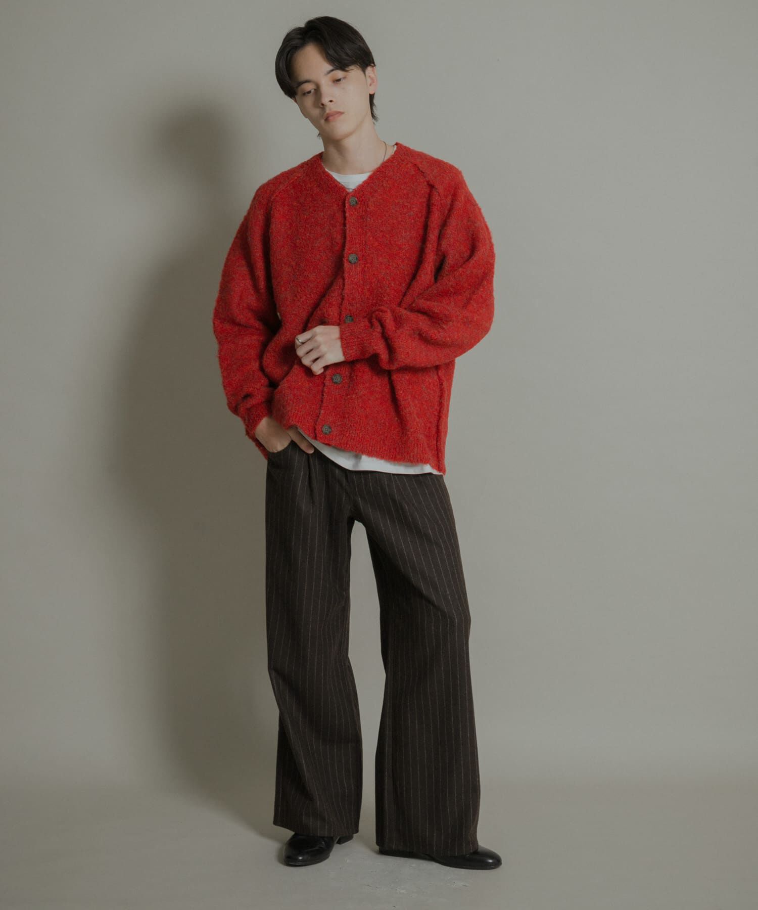 SENSE OF PLACE by URBAN RESEARCH「ブークレVネックカーディガン」|カーディガン|