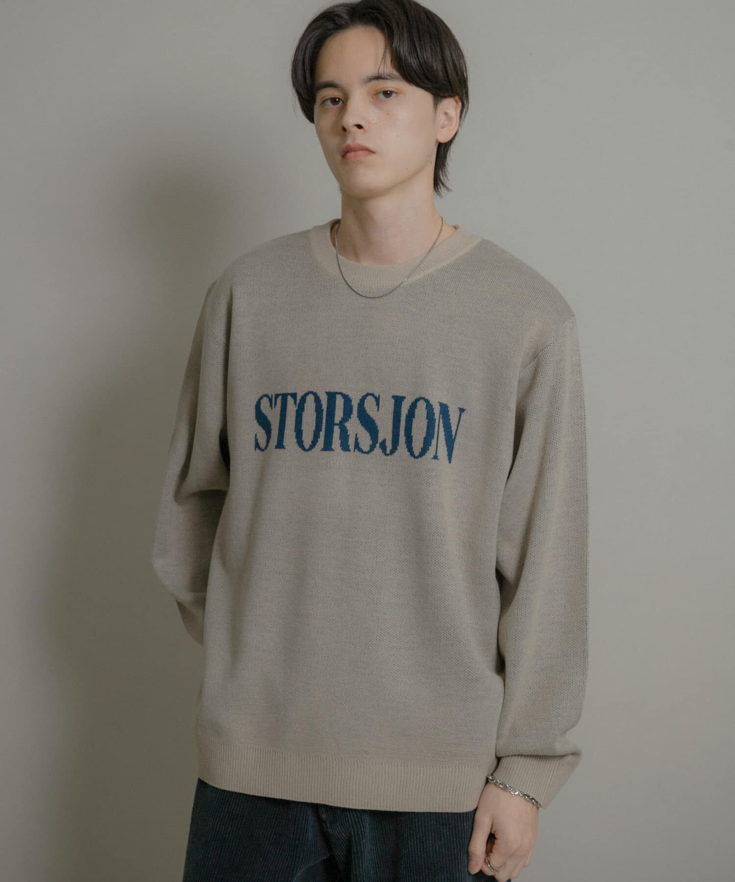 SENSE OF PLACE by URBAN RESEARCH「ロゴグラフィッククルーネックニット」|ニット・セーター|