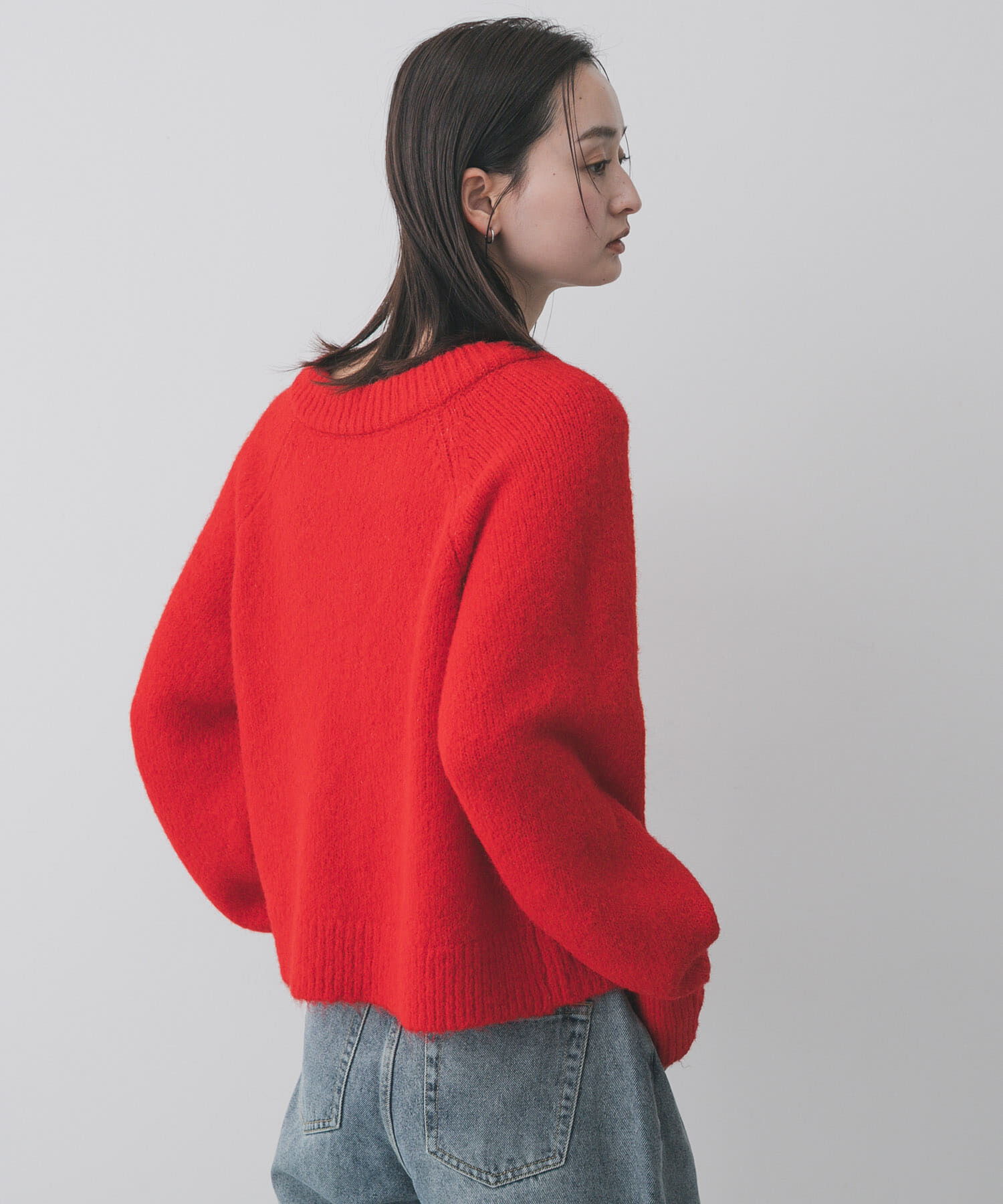 SENSE OF PLACE by URBAN RESEARCH「アシメネックニット」|ニット・セーター|