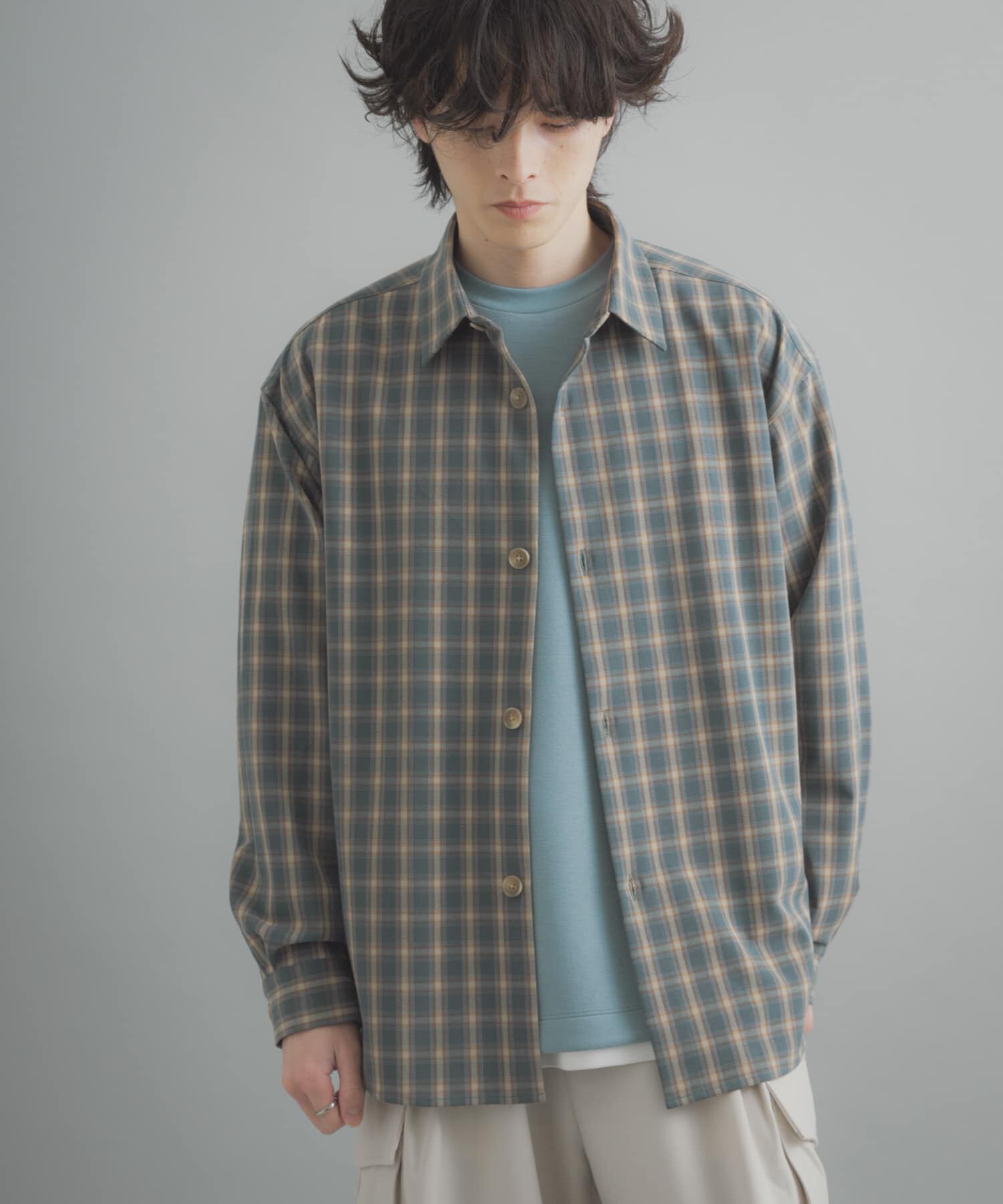 SENSE OF PLACE by URBAN RESEARCH「『ユニセックス』『イージーケア』カラールーズシャツ」|シャツ・ブラウス|