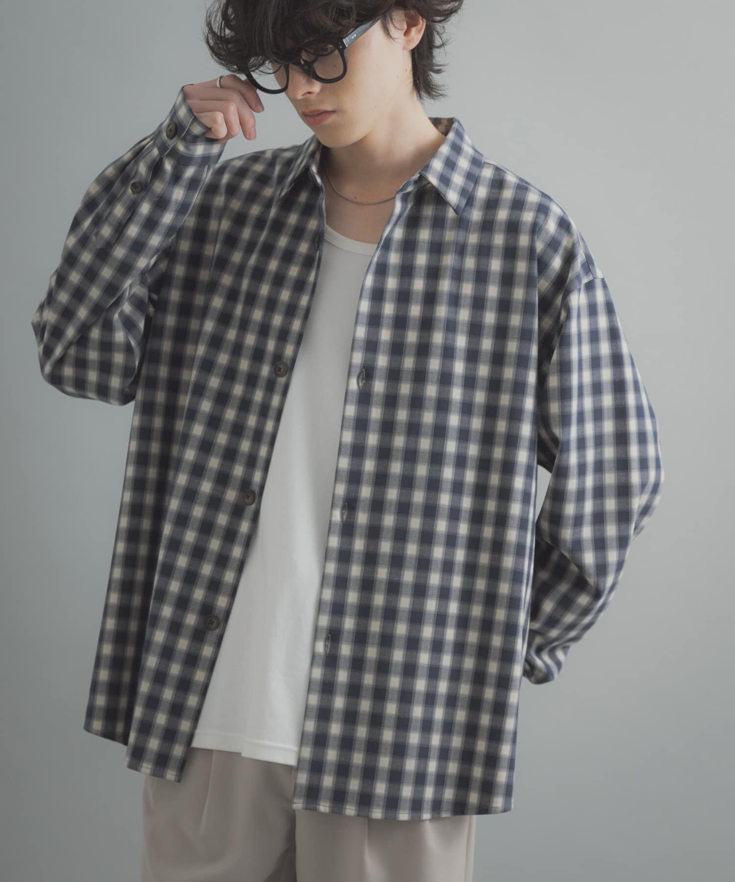 SENSE OF PLACE by URBAN RESEARCH「『ユニセックス』『イージーケア』カラールーズシャツ」|シャツ・ブラウス|