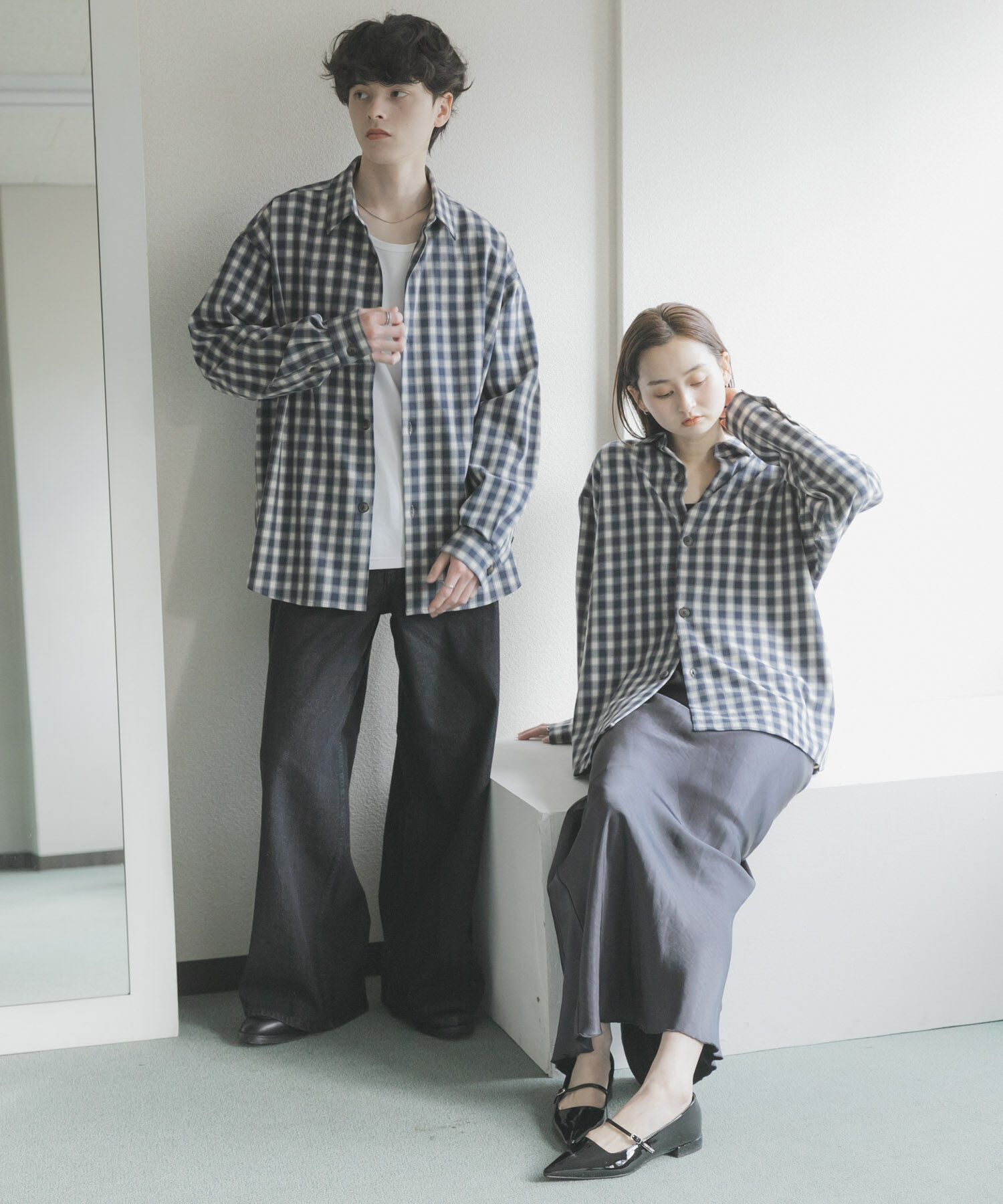 SENSE OF PLACE by URBAN RESEARCH「『ユニセックス』『イージーケア』カラールーズシャツ」|シャツ・ブラウス|