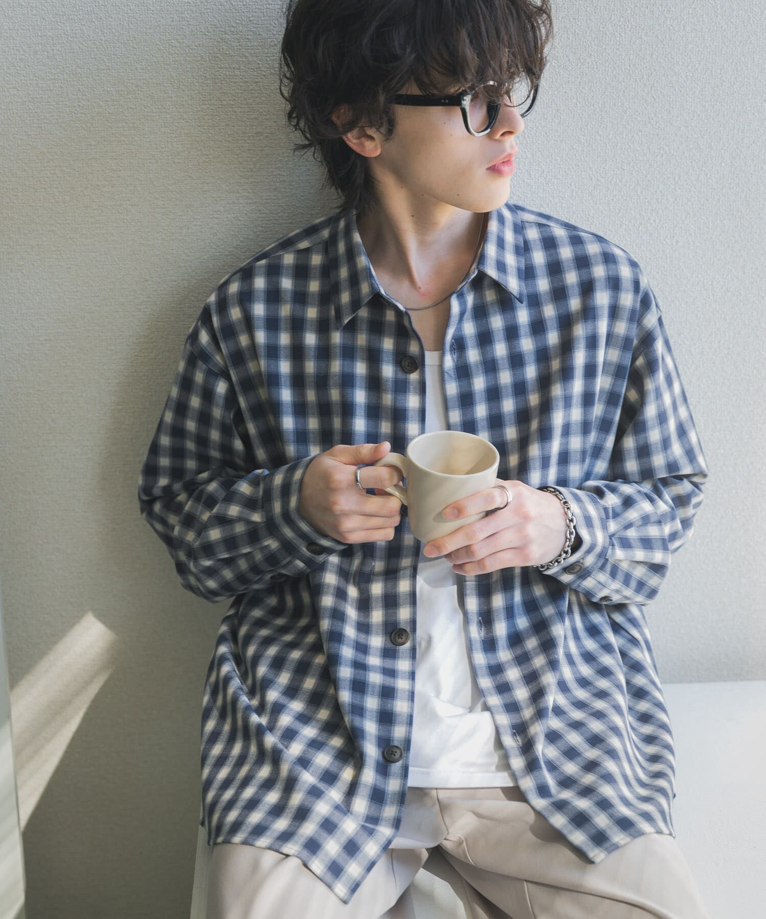 SENSE OF PLACE by URBAN RESEARCH「『ユニセックス』『イージーケア』カラールーズシャツ」|シャツ・ブラウス|