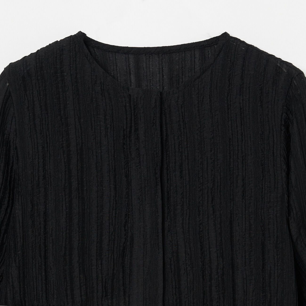 HELIOPOLE「HELIOPOLE STRIPED CREPE SIDE SLIT BLOUSE」|シャツ・ブラウス|