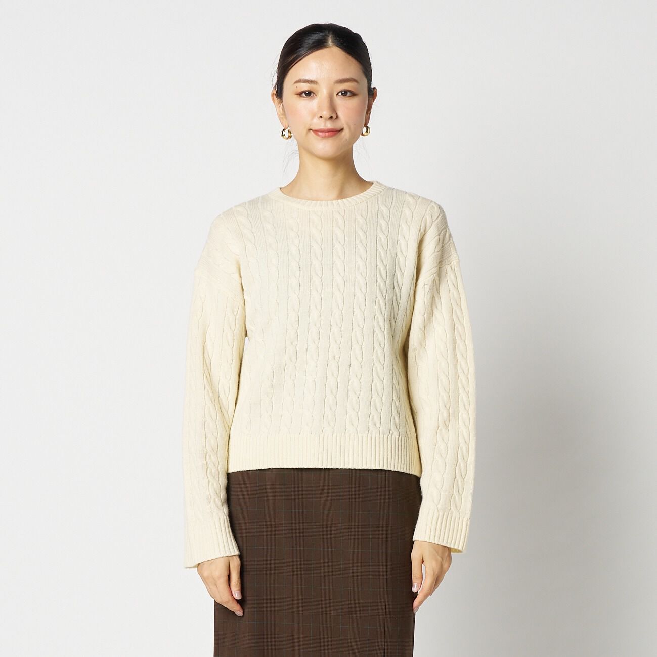  「Letroyes CABLE CREW NECK KNIT」|ニット・セーター|
