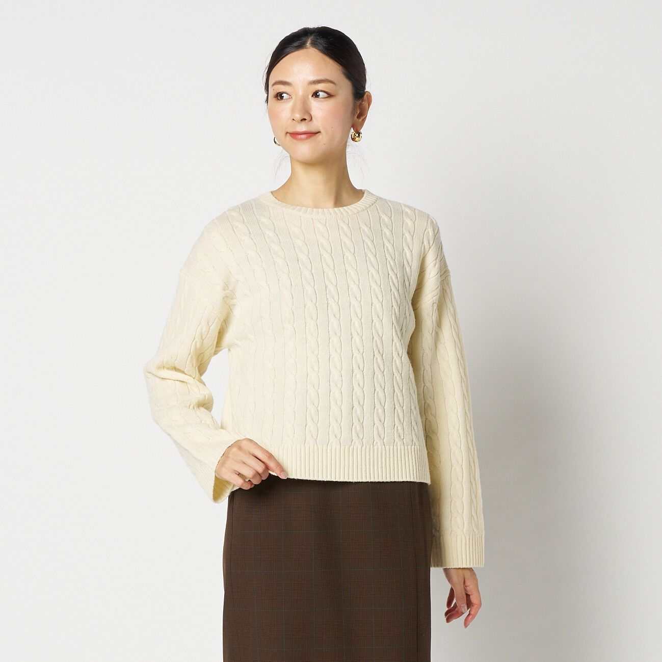 「Letroyes CABLE CREW NECK KNIT」|ニット・セーター|