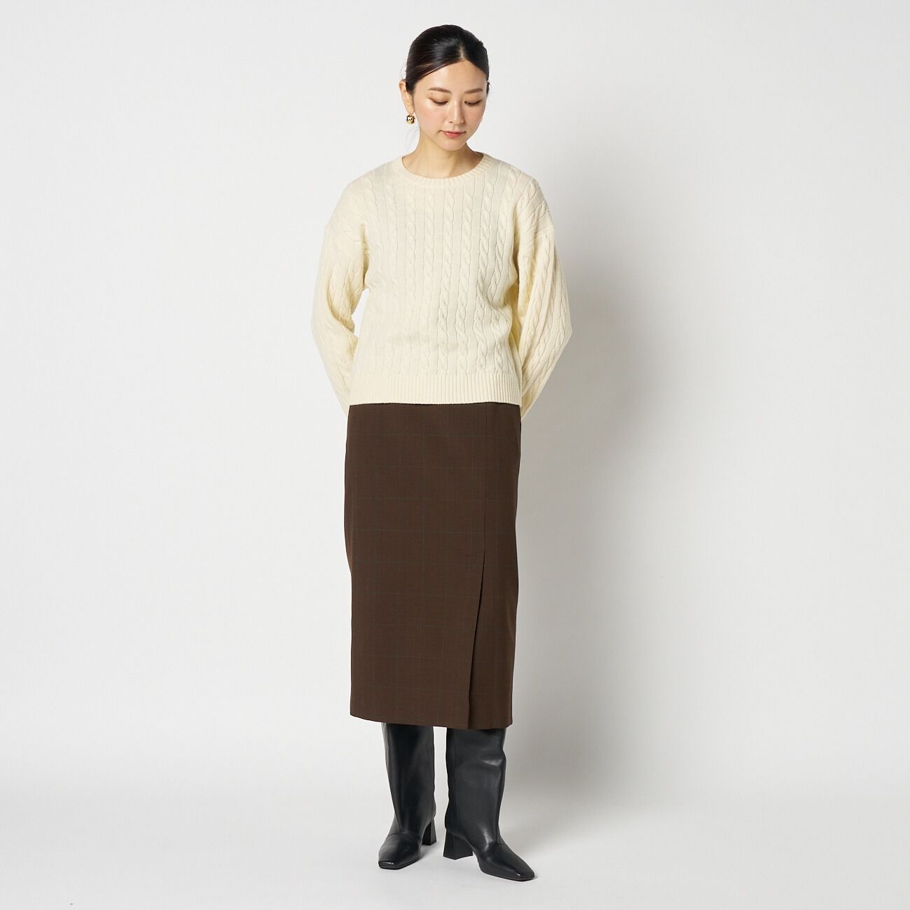  「Letroyes CABLE CREW NECK KNIT」|ニット・セーター|