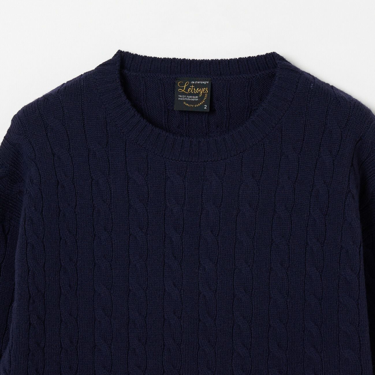  「Letroyes CABLE CREW NECK KNIT」|ニット・セーター|