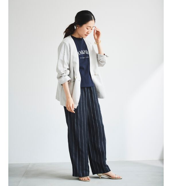 le.coeur blanc「レーヨン麻イージーパンツ」|その他|