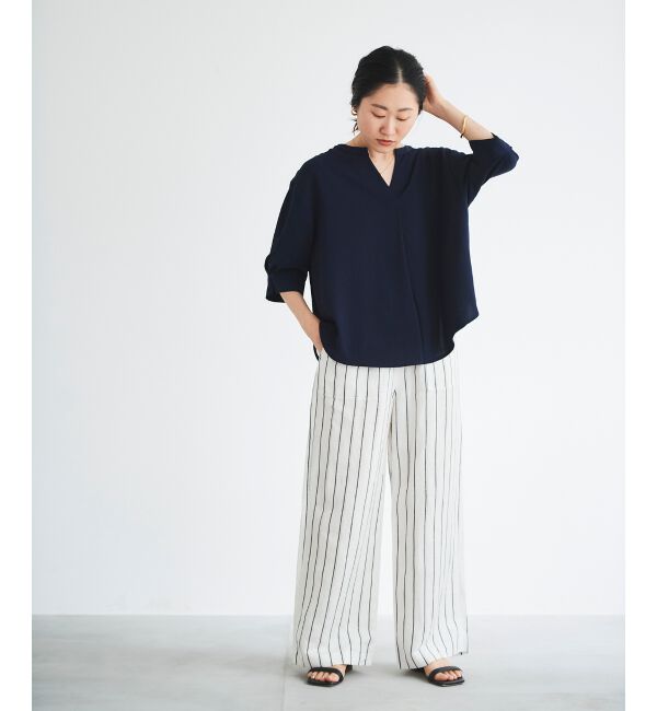 le.coeur blanc「レーヨン麻イージーパンツ」|その他|