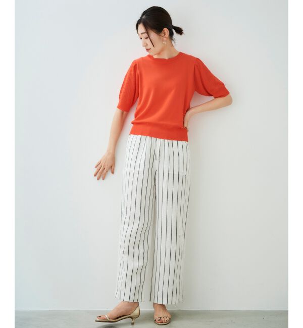 le.coeur blanc「レーヨン麻イージーパンツ」|その他|