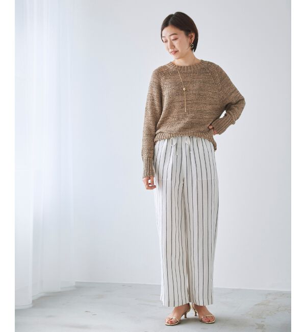 le.coeur blanc「レーヨン麻イージーパンツ」|その他|