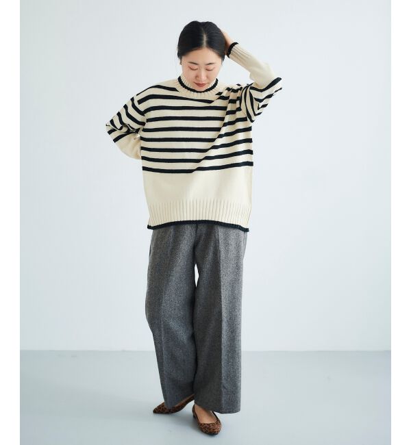 le.coeur blanc「タックワイドセンタープレスパンツ」|その他|