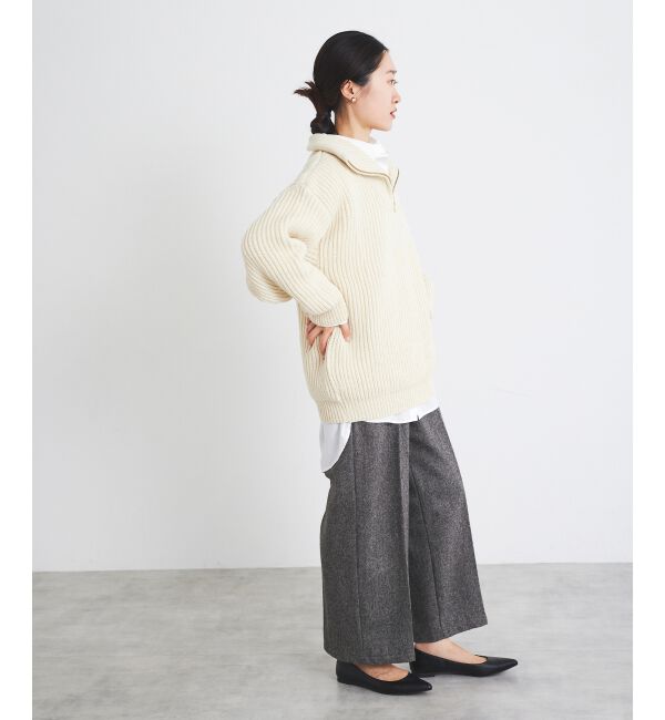 le.coeur blanc「タックワイドセンタープレスパンツ」|その他|