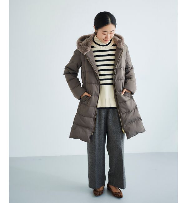 le.coeur blanc「タックワイドセンタープレスパンツ」|その他|