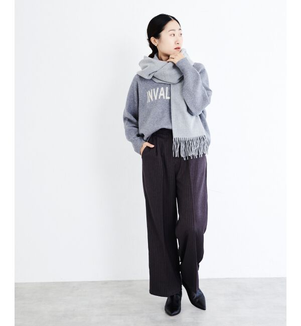 le.coeur blanc「タックワイドセンタープレスパンツ」|その他|