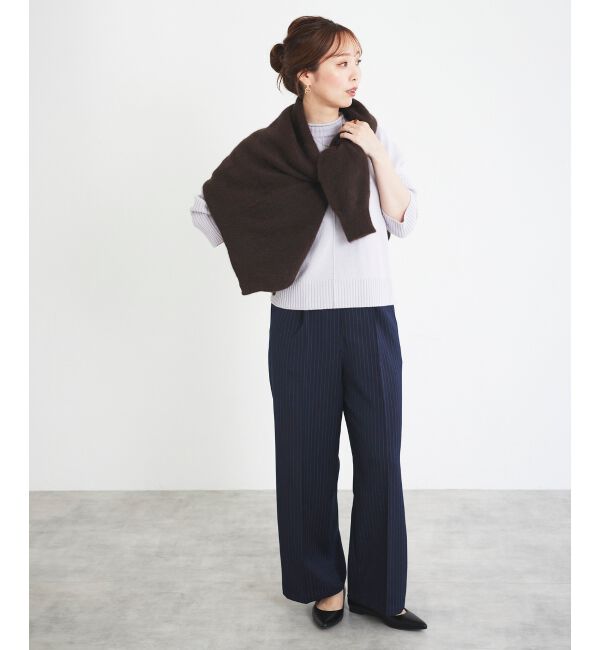 le.coeur blanc「タックワイドセンタープレスパンツ」|その他|