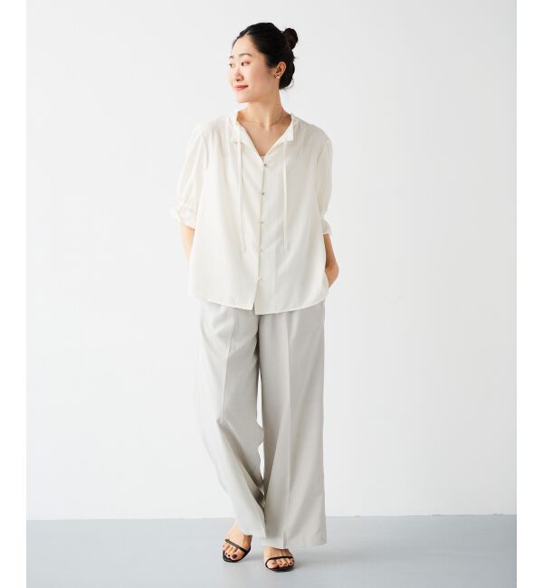 le.coeur blanc「《手洗い可能》タンブラーブッチャーイージーパンツ」|その他|