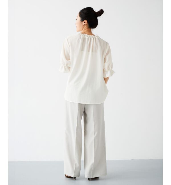 le.coeur blanc「《手洗い可能》タンブラーブッチャーイージーパンツ」|その他|