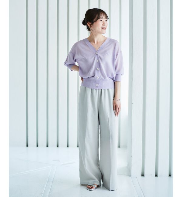 le.coeur blanc「《手洗い可能》タンブラーブッチャーイージーパンツ」|その他|