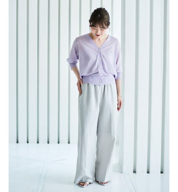 le.coeur blanc「《手洗い可能》タンブラーブッチャーイージーパンツ」|その他|