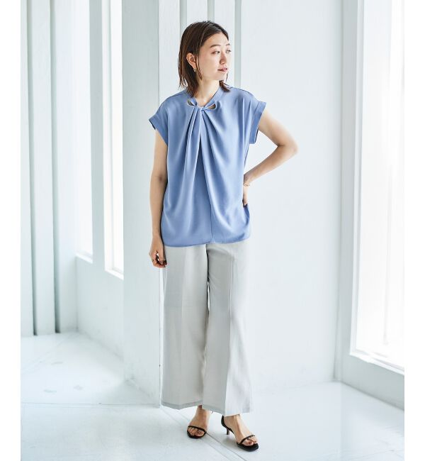 le.coeur blanc「《手洗い可能》タンブラーブッチャーイージーパンツ」|その他|