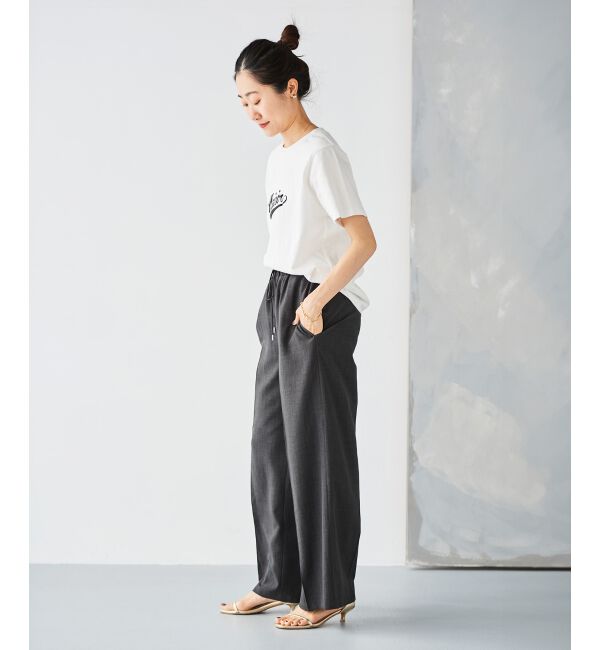 le.coeur blanc「《手洗い可能》タンブラーブッチャーイージーパンツ」|その他|