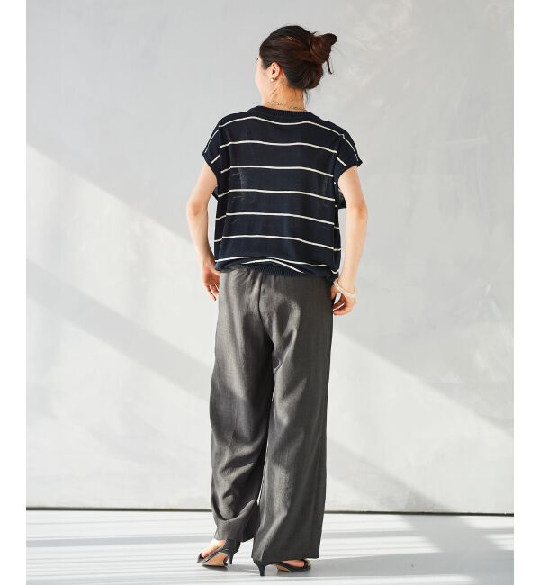 le.coeur blanc「《手洗い可能》タンブラーブッチャーイージーパンツ」|その他|