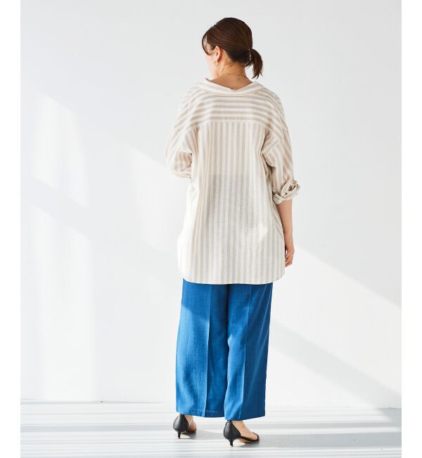 le.coeur blanc「《手洗い可能》タンブラーブッチャーイージーパンツ」|その他|