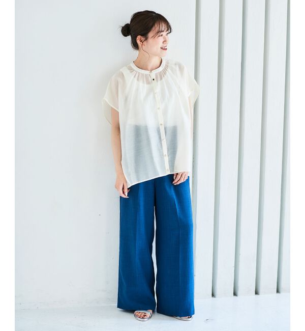 le.coeur blanc「《手洗い可能》タンブラーブッチャーイージーパンツ」|その他|