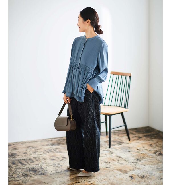 le.coeur blanc「Perle Peche ジャガードイージーパンツ」|その他|