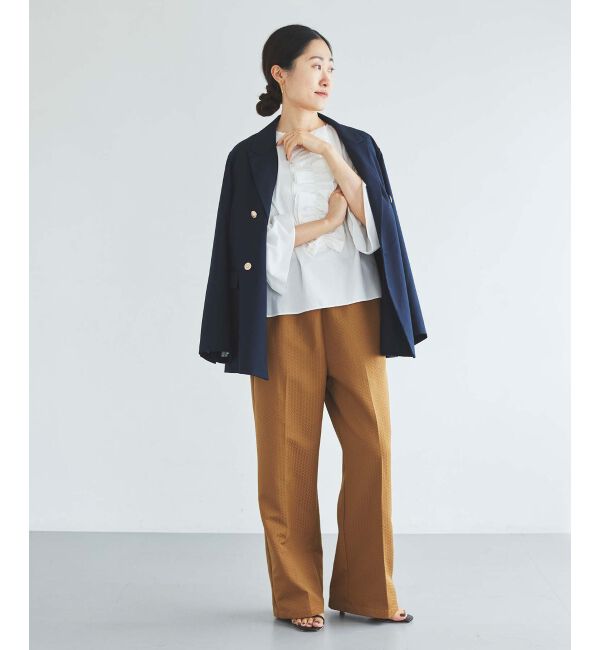 le.coeur blanc「Perle Peche ジャガードイージーパンツ」|その他|