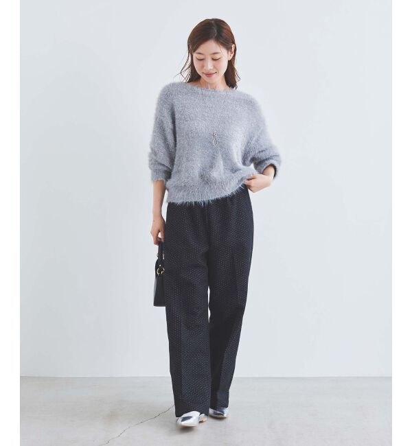 le.coeur blanc「Perle Peche ジャガードイージーパンツ」|その他|