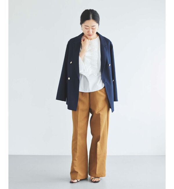 le.coeur blanc「Perle Peche ジャガードイージーパンツ」|その他|