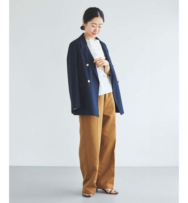 le.coeur blanc「Perle Peche ジャガードイージーパンツ」|その他|