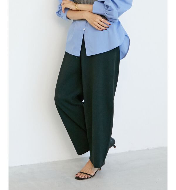  「《WEB限定アイテム》スムースニットイージーパンツ」|その他|