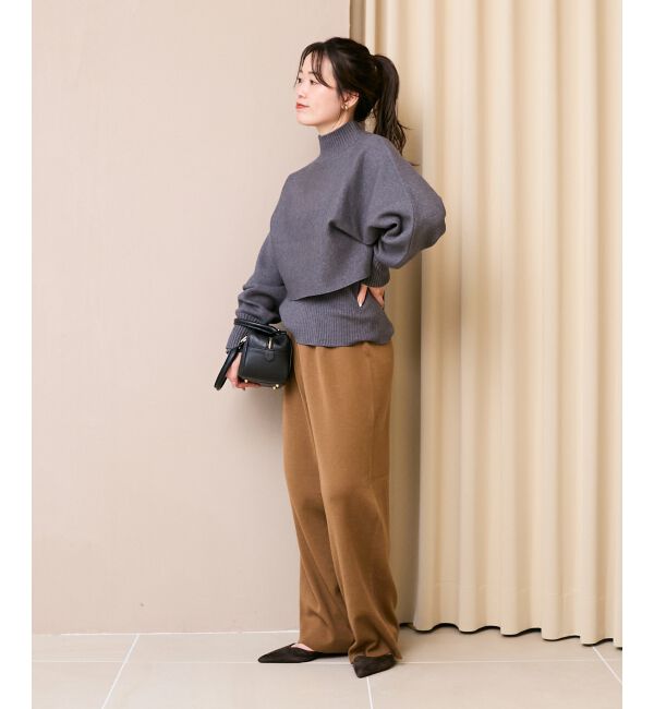  「《WEB限定アイテム》スムースニットイージーパンツ」|その他|