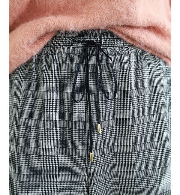  「グレンチェックイージーワイドパンツ」|その他|