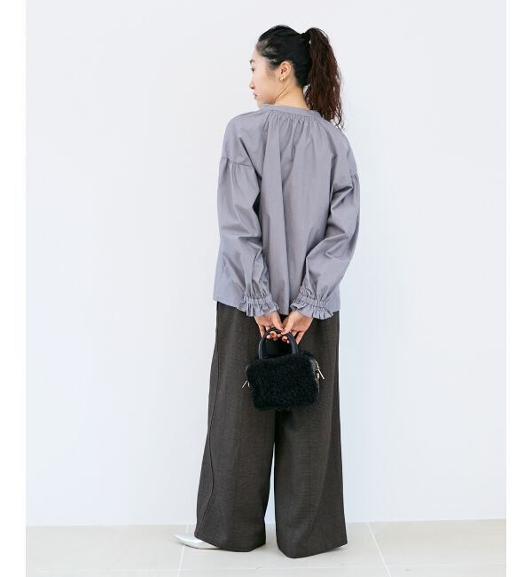  「グレンチェックイージーワイドパンツ」|その他|