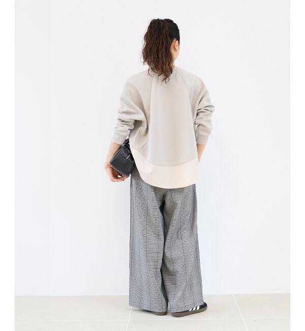  「グレンチェックイージーワイドパンツ」|その他|