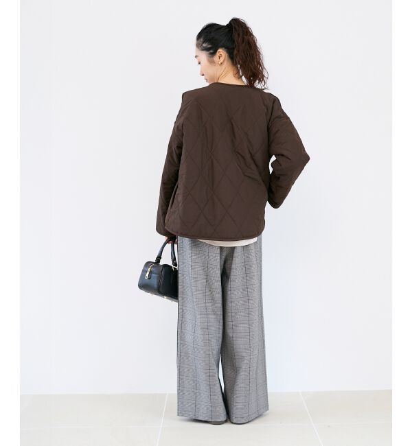  「グレンチェックイージーワイドパンツ」|その他|