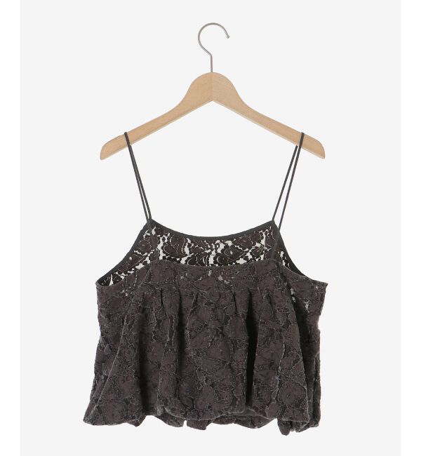  「《WEB限定アイテム》起毛レースバルーンキャミ」|キャミソール|