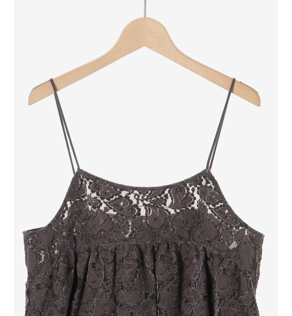  「《WEB限定アイテム》起毛レースバルーンキャミ」|キャミソール|