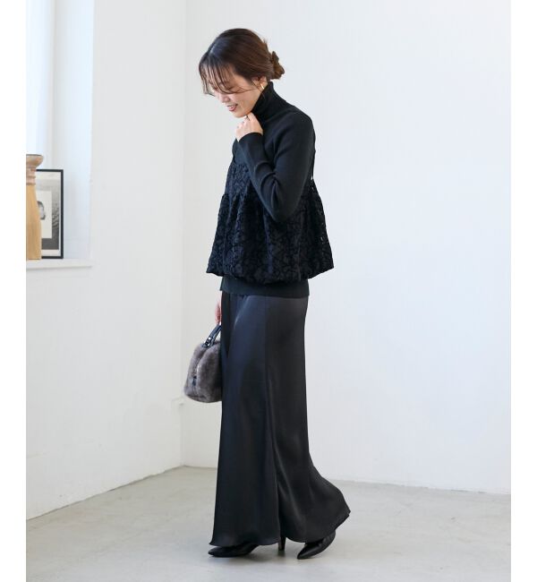  「《WEB限定アイテム》起毛レースバルーンキャミ」|キャミソール|