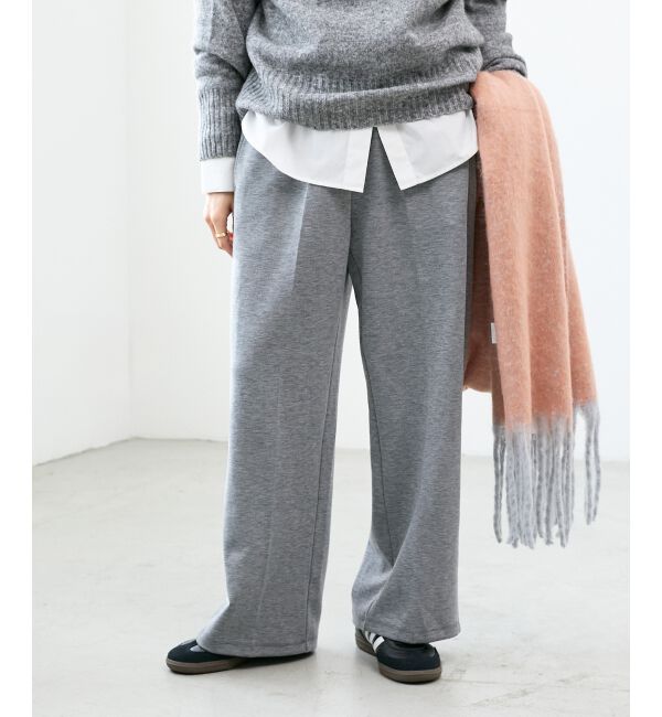  「ジャージーイージーワイドパンツ」|その他|グレー