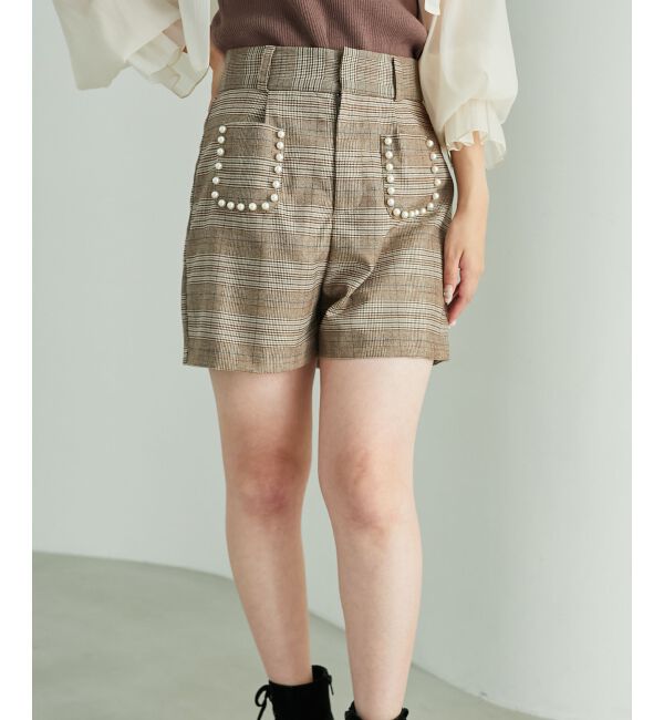 MAJESTICLEGON「パールデザインショートパンツ」|その他|