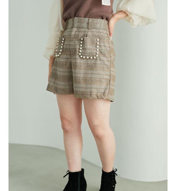 MAJESTICLEGON「パールデザインショートパンツ」|その他|