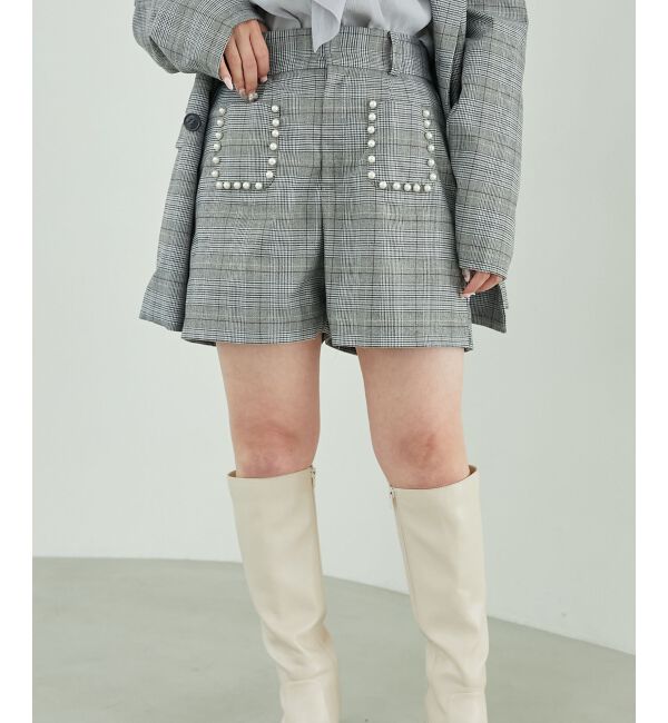 MAJESTICLEGON「パールデザインショートパンツ」|その他|