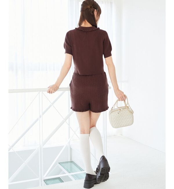  「ミニケーブルショートパンツ」|その他|