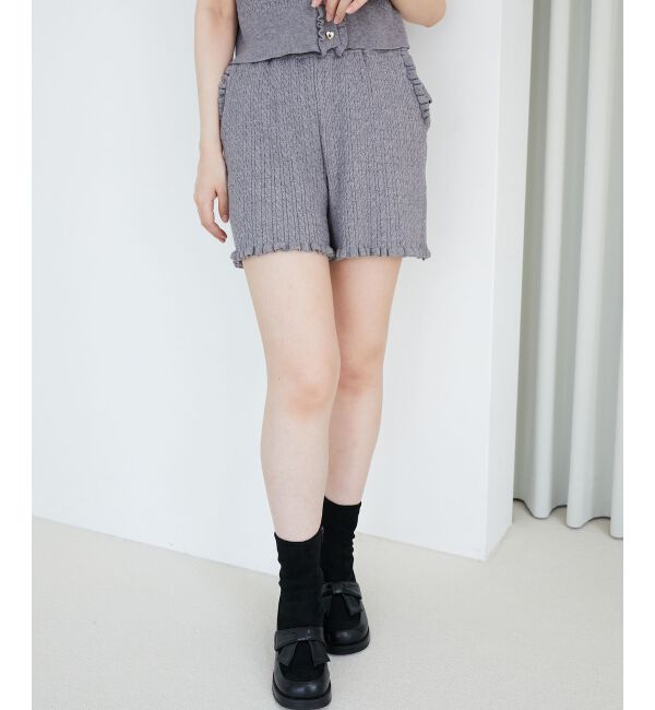  「ミニケーブルショートパンツ」|その他|